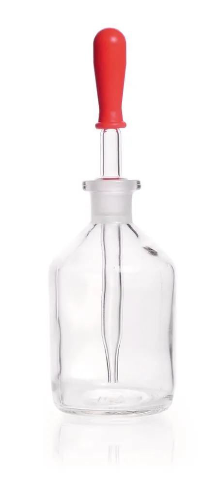 Sticle cu picurător, sticlă sodă-calcar, sticlă clară, 100 ml, 10 bucăți — Carl Roth, cod T931.1