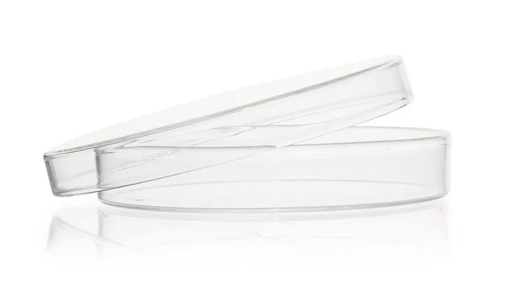 Vase Petri STERIPLAN®, sticlă sodă-calcar, două piese, Ø 150 mm, H 25 mm — Carl Roth, cod T944.1
