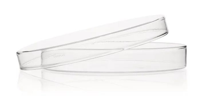Vase Petri STERIPLAN®, sticlă sodă-calcar, două piese, Ø 200 mm, H 30 mm — Carl Roth, cod T946.1