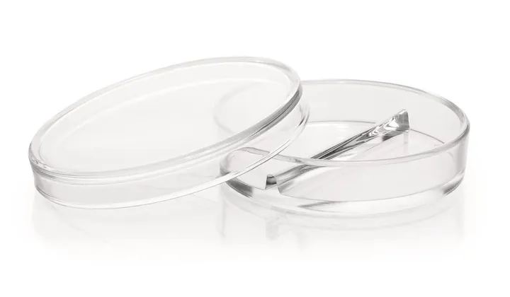 Vase Petri cu compartimente, DURAN®, Ø 100 x H 20 mm, cu 2 compartimente — Carl Roth, cod T948.1