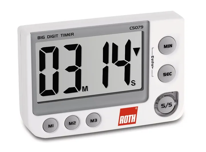 ROTILABO®-microchronometer, incl. baterie, L 90 x l 60 x A 20 mm, 1 bucată — Carl Roth, cod TA16.1