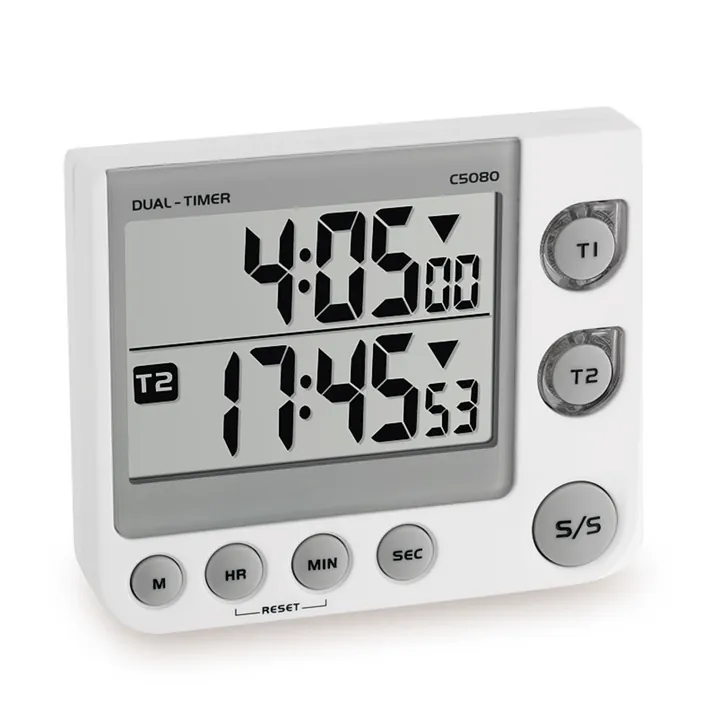 Temporizator cu 2 canale, cu indicare vizuală a stării temporizatorului L88xB75xT20, 1 bucată — Carl Roth, cod TA55.1