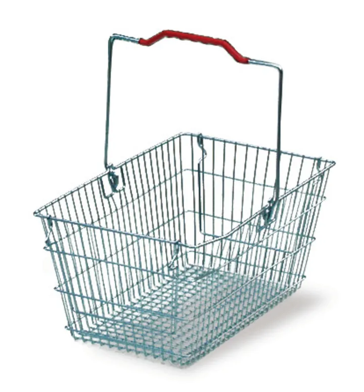 Coș de mână, finisaj cromat de zinc, 20 l, 1 bucată — Carl Roth, cod TC08.1
