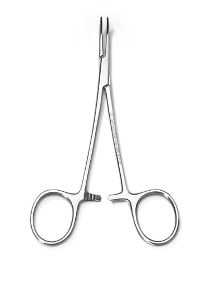 Micro-pensă, oțel inoxidabil, tip Micro-Halsted, curbată, 125 mm, 1 bucată — Carl Roth, cod TC92.1