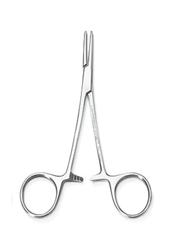Cleme pentru artere și furtunuri, oțel inoxidabil, Tip Halsted-Mosquito, curbate, L 120 mm — Carl Roth, cod TC96.1