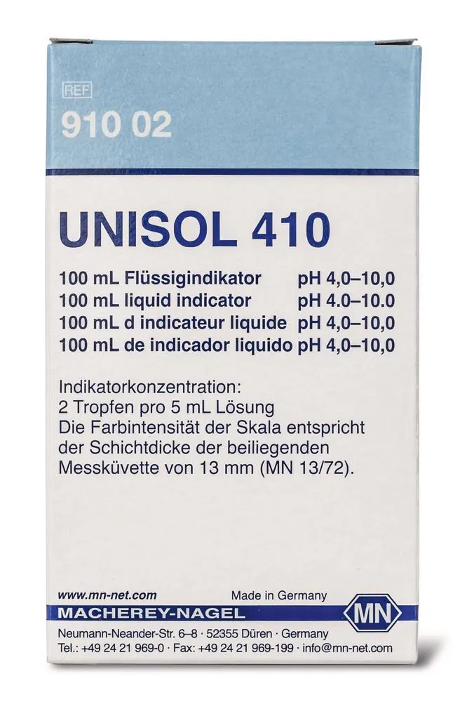 Soluție indicator Unisol 410, pH 4-10, 1 bucată — Carl Roth, cod TK45.1