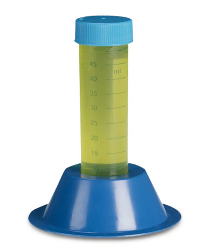 Suport individual din PS, Ø 92 x H 30 mm, pentru tuburi de centrifugă de 50 ml Ø 27,5-29mm — Carl Roth, cod TP29.1