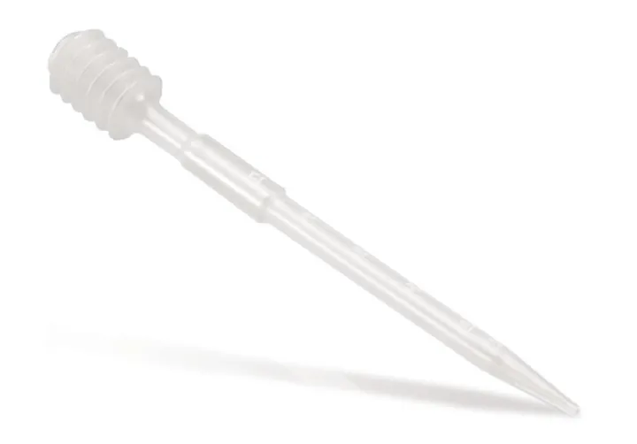 Pipetă Pasteur de unică folosință, PE, 5.0 ml, gradație 1.0 ml, L 195 mm, 100 bucăți — Carl Roth, cod TT23.1