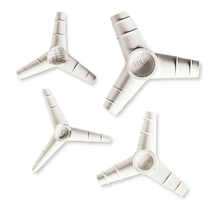 Rotilabo®-Y-pieces, PP, alb, capete conice, Ø exterior 5,5 / 7 mm, 10 bucăți — Carl Roth, cod TT51.1