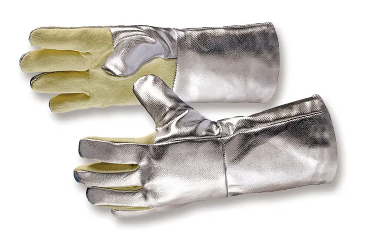 Mănuși de protecție termică din aramidă și aluminiu, cu 5 degete, mărimea 10, L 380 mm — Carl Roth, cod TT81.1