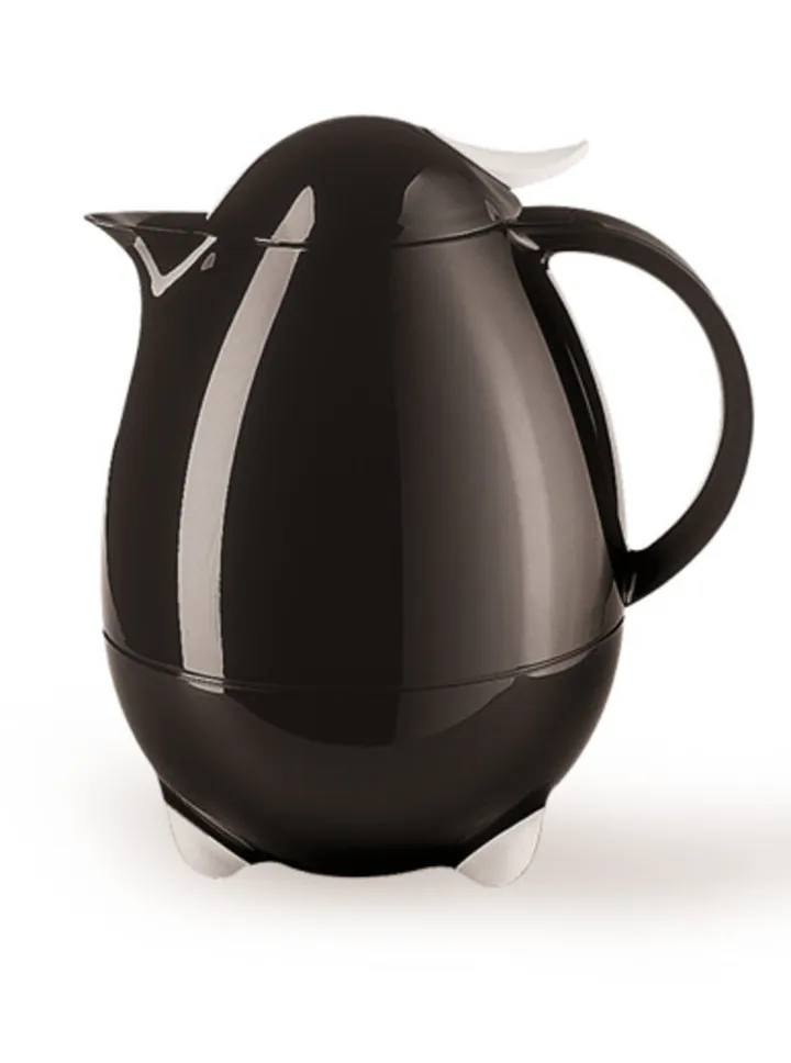 Termos Columbus 2000, negru/alb, cu închidere practică, 1 l, 1 bucată — Carl Roth, cod X232.1