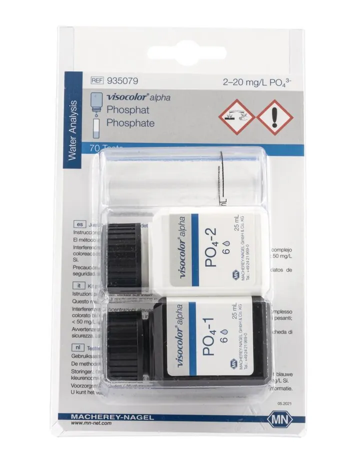 Kit de testare VISOCOLOR® alpha, fosfat PO43-, 1 bucată — Carl Roth, cod X321.1