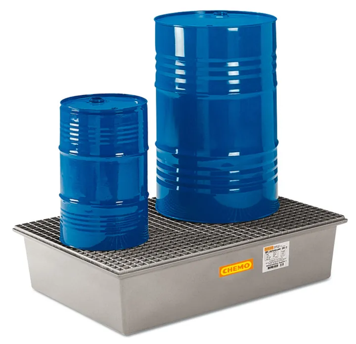 Cadă Sekuroka®-spillage, cu grătar de oțel, 1 bucată — Carl Roth, cod X426.1