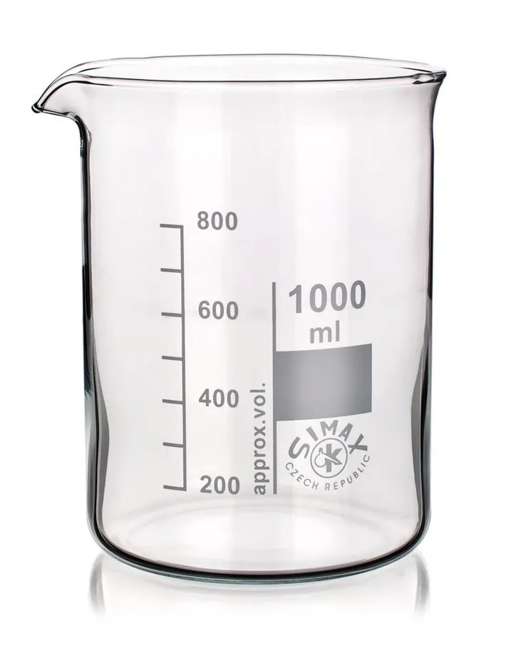 Pahar Berzelius ROTILABO® SIMAX formă joasă, 2000 ml — Carl Roth, cod X696.2