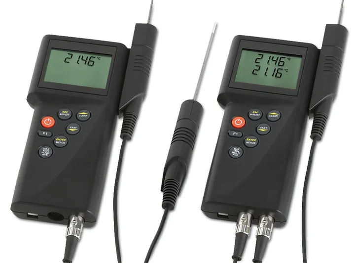 Termometru cu 2 canale P705, cu funcție integrală de calibrare, 1 bucată — Carl Roth, cod X718.1