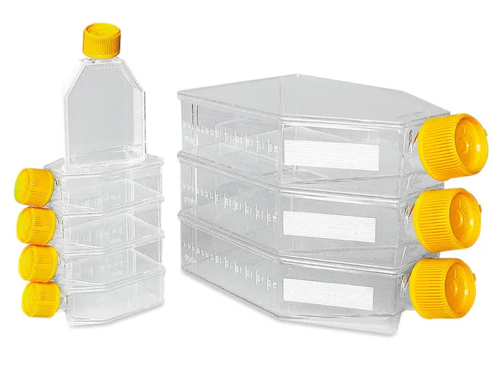 Flacoane pentru culturi celulare, PS, sterile, L 205 x W 120 x H 45 mm, 690 ml, 36 bucăți — Carl Roth, cod X847.1