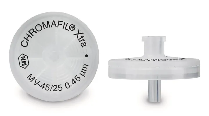 CHROMAFIL® Filtre adaptoare seringă MV Xtra, dimensiune pori 0.45 µm, Ø 25 mm, 400 buc. — Carl Roth, cod XH52.2