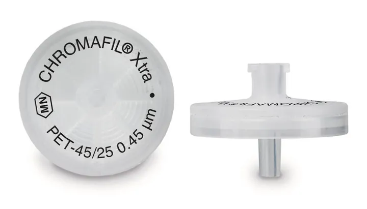 CHROMAFIL® filtre adaptor seringă PET Xtra, dimensiune pori 0.45 µm, Ø 25 mm, 400 buc. — Carl Roth, cod XH77.2