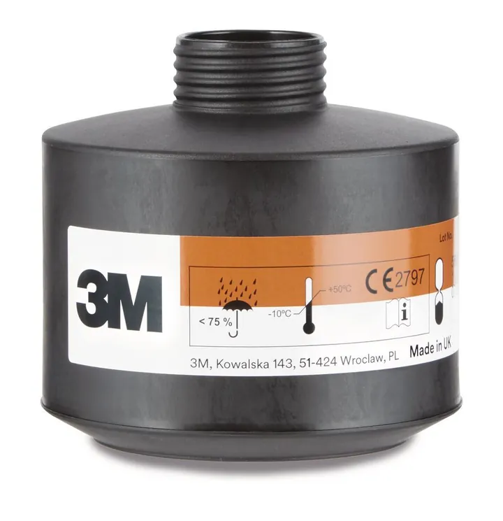 Filtru respirator DT-4031E, maro/alb, tip filtru A2-P3, 1 bucată — Carl Roth, cod XK36.1