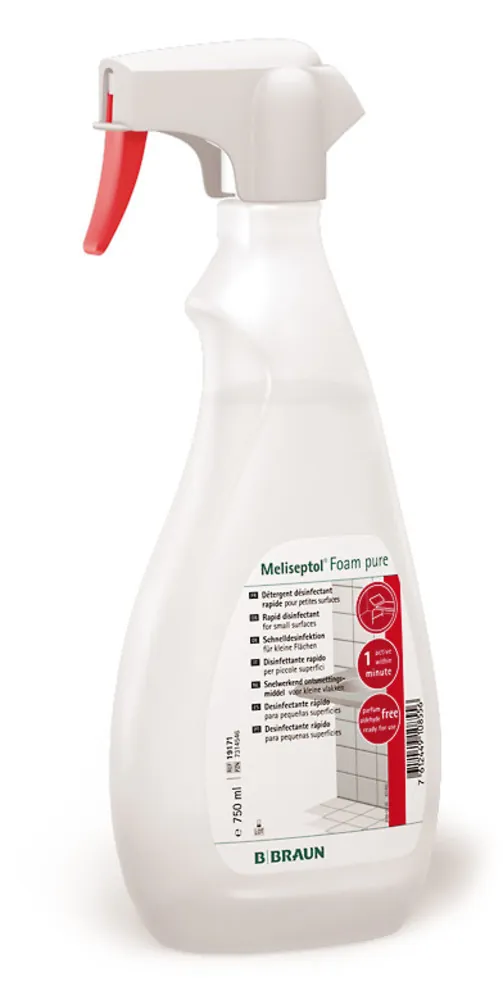 Spumă Meliseptol® pură, spumă dezinfectantă, flacon pulverizator de 750 ml, 750 ml — Carl Roth, cod XP56.1
