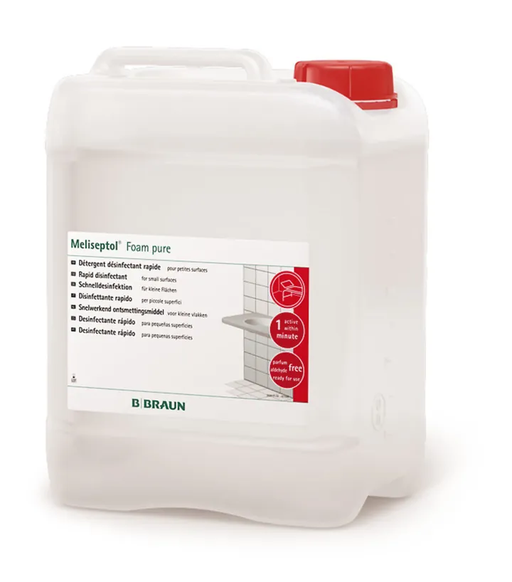 Spumă Meliseptol® pură, spumă dezinfectantă, canistră de 5 l, 5 l — Carl Roth, cod XP56.2
