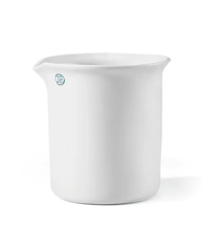 Moja Rotilabo®-beaker, din porțelan glazurat, scurtă, cu cioc, vol. 620 ml — Carl Roth, cod XX37.1