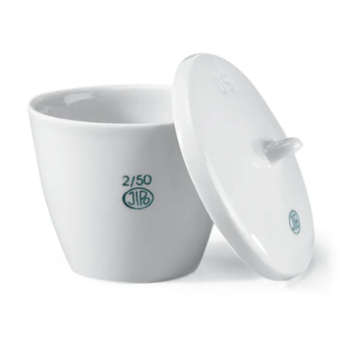 Creuzet Rotilabo®-melting, formă mediu-înaltă, din porțelan glazurat, vol. 80 ml — Carl Roth, cod XX84.1