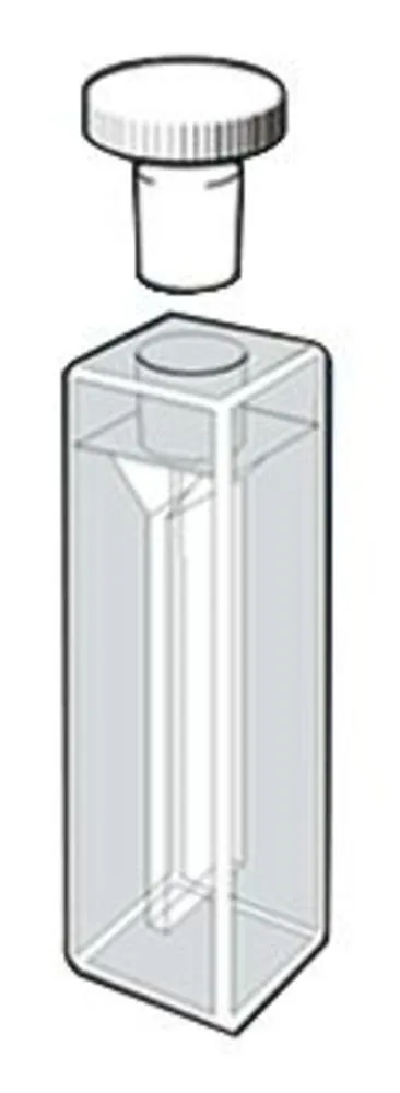 Cuvetă de sticlă ROTILABO®-precision, micro, sticlă de cuarț, dop, 0.7 ml — Carl Roth, cod Y035.1