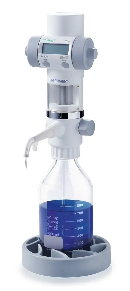 Biuretă digitală Solarus®, piston volum 20 ml, 1 bucată — Carl Roth, cod Y063.1