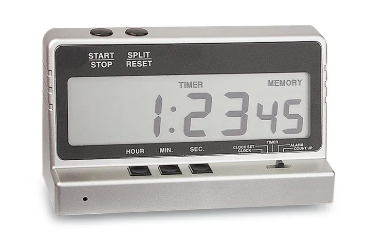 Cronometru de laborator, afișaj LCD extra mare L 140 x W 40 mm, 1 bucată — Carl Roth, cod Y224.1