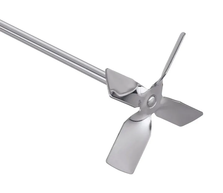 Paletă de agitare, elice, cu 4 pale, Ø agitator 100 mm, lungime ax 540 mm — Carl Roth, cod Y436.1