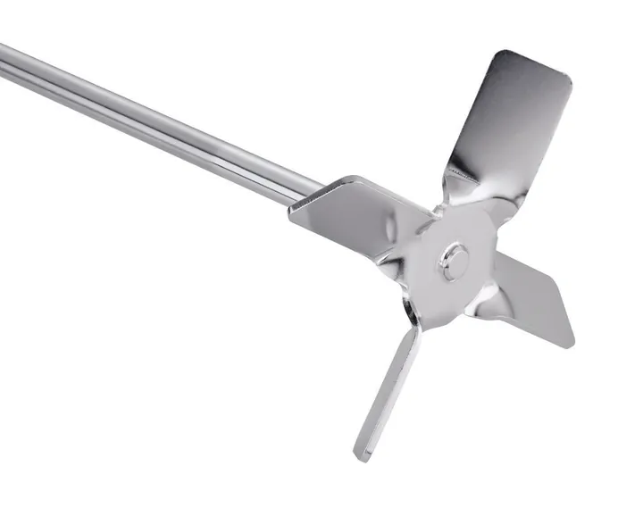 Paletă de agitare, elice, cu 4 pale, Ø agitator 150 mm, lungime ax 800 mm — Carl Roth, cod Y437.1