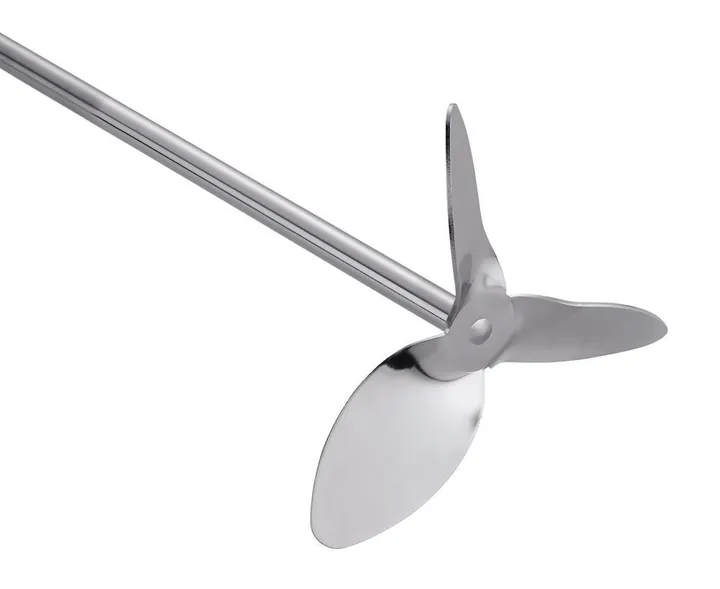 Paletă de agitare, elice, cu 3 pale, Ø agitator 140 mm, lungime ax 550 mm — Carl Roth, cod Y438.1
