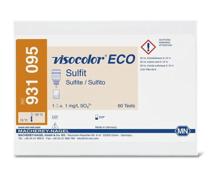 Kit de test VISOCOLOR® ECO, sulfit SO32-, 1 bucată(ți) — Carl Roth, cod Y559.1