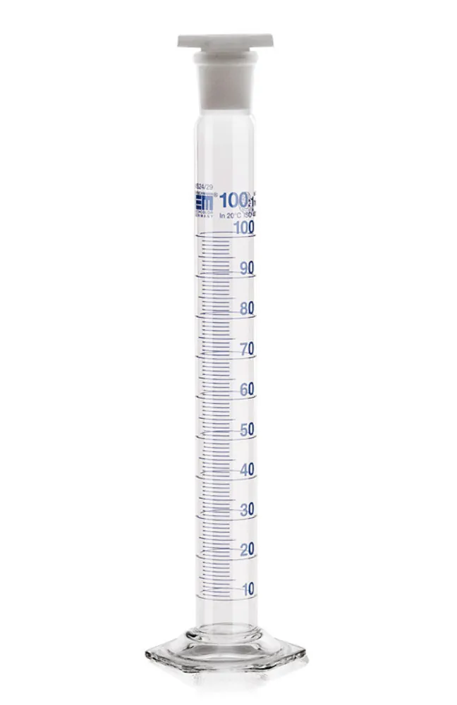 Cilindri de amestecare clasa A, gradați albastru DURAN®,, subdiviz. 10.0 ml, 1000 ml — Carl Roth, cod Y591.2