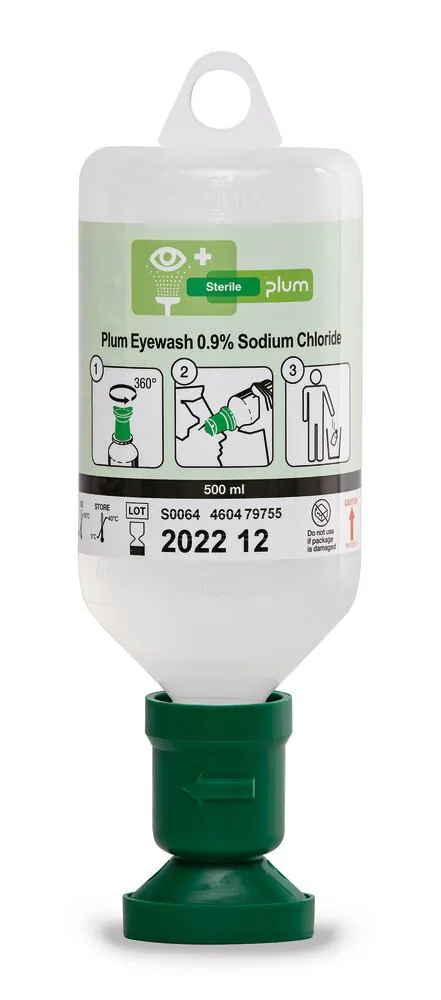 Flacon de unică folosință pentru spălarea ochilor, 500 ml, pentru un ochi, Densitate (D) 1,002 g/cm³ — Carl Roth, cod Y828.1