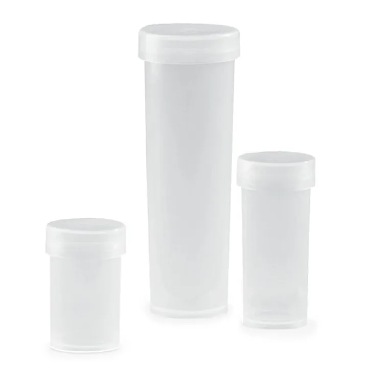 Flacon de probă, PP, Ø 30 mm, 50 ml, cu capac cu închidere rapidă, 10 buc. — Carl Roth, cod YA15.1