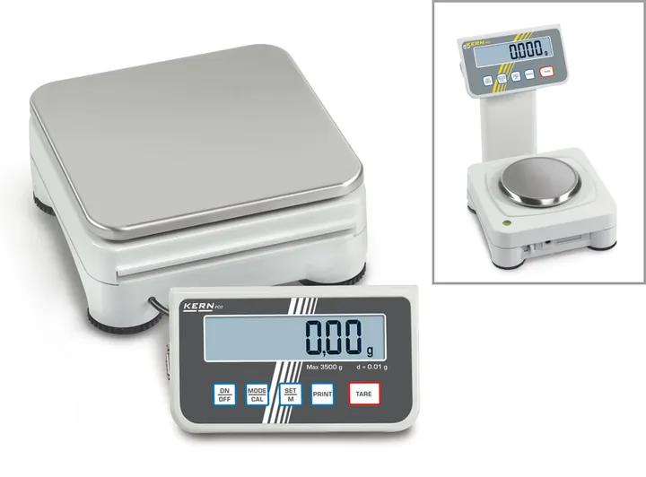 Balanță de precizie PCD 10 K0.1, domeniu de cântărire 10000 g, lizibilitate 0,1g — Carl Roth, cod YC33.1