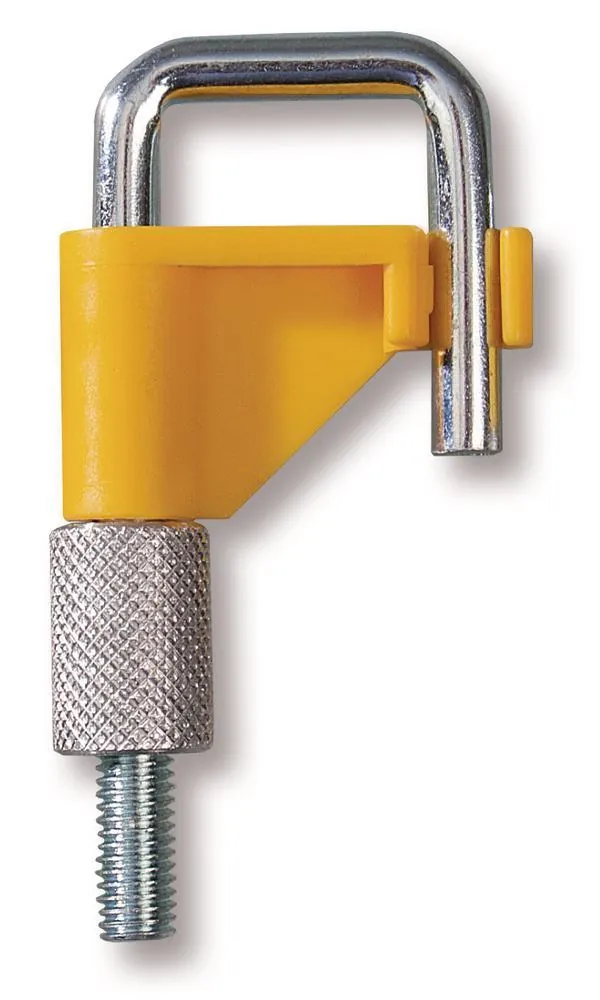 Cleme pentru furtun Ø exterior, până la 15 mm, galben, PVDF/oțel, 1 bucată — Carl Roth, cod YE73.1