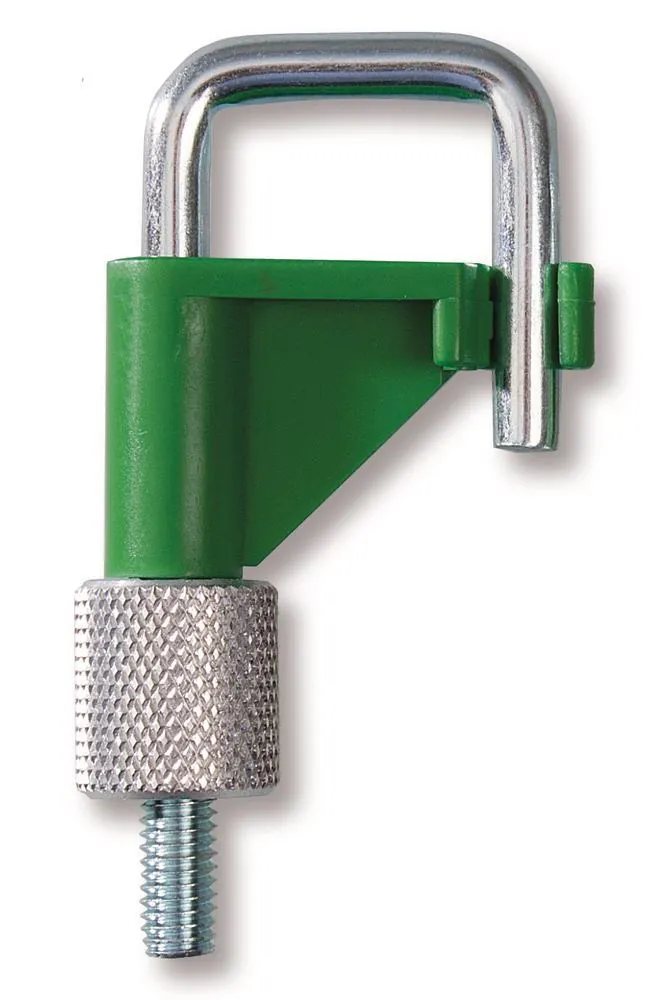 Cleme pentru furtun Ø exterior, până la 20 mm, verde, PVDF/oțel, 1 bucată — Carl Roth, cod YE79.1