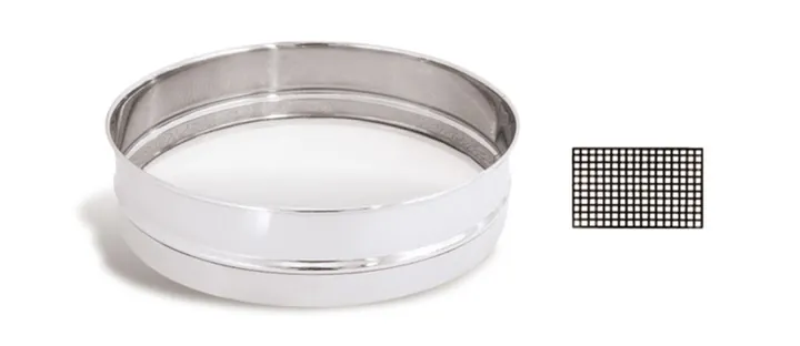 Site Rotilabo®-flat oțel inoxidabil 18/10, foarte fină, Ø 200 mm, 1 bucată — Carl Roth, cod YH29.1