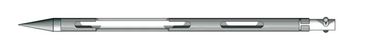 Eșantionator pentru toate straturile, din aluminiu, L 85 cm, 3 camere, 1 bucată — Carl Roth, cod YH97.1