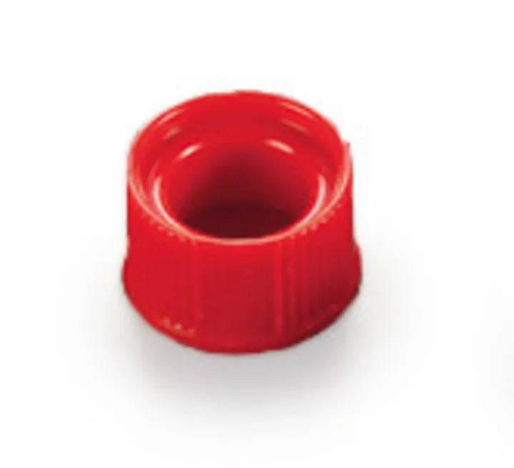 Capac pentru flacoane de reacție SnapTwist(TM), HDPE, roșu, 1000 bucăți — Carl Roth, cod YK21.1