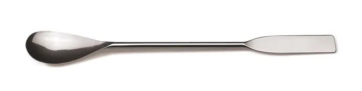 Spatulă-lingură, un capăt cu lingură plată, un capăt cu spatulă, L 180 mm — Carl Roth, cod YK77.1