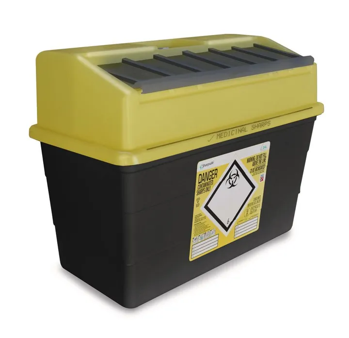 Coșuri de eliminare Sharpsafe®-waste, PP, 24 l, L 450 x W 230 x H 335 mm, 15 bucată(ți) — Carl Roth, cod YK92.2
