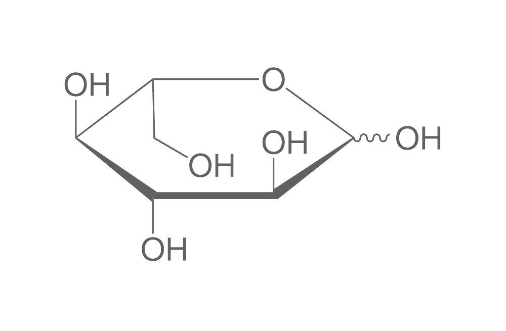 L(-)-Glucose, min. 98 %, for biochemistry, 500 mg, glass
