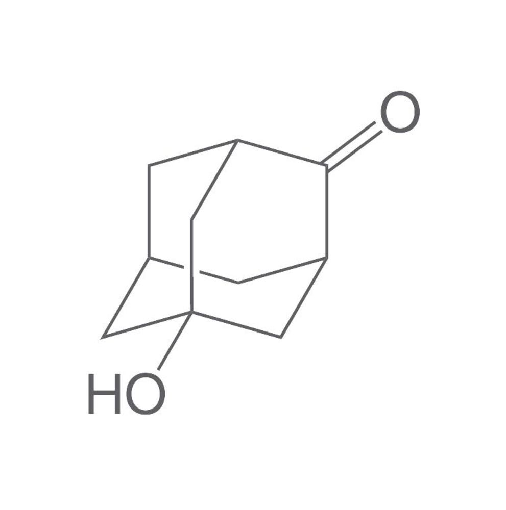 Hydroxyadamantanone, min. 98 %, for synthesis, 5 g, glass