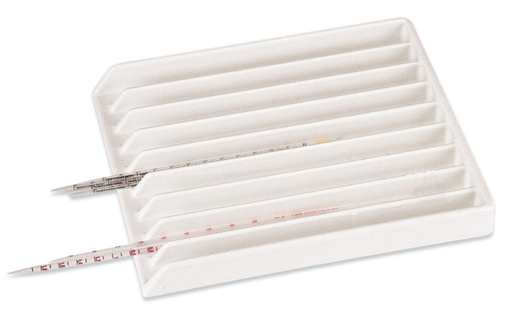 ROTILABO®-drawer tray, 9 compartments, PVC, for pipettes, thermometers etc.