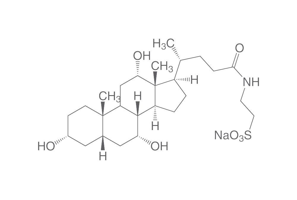 Taurocholic acid sodium salt, ROTICHROM® CHR, 100 g, glass
