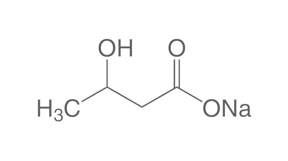 DL-3-Hydroxybutyric acid sodium salt, min. 98 %, for biochemistry, 25 g, plastic